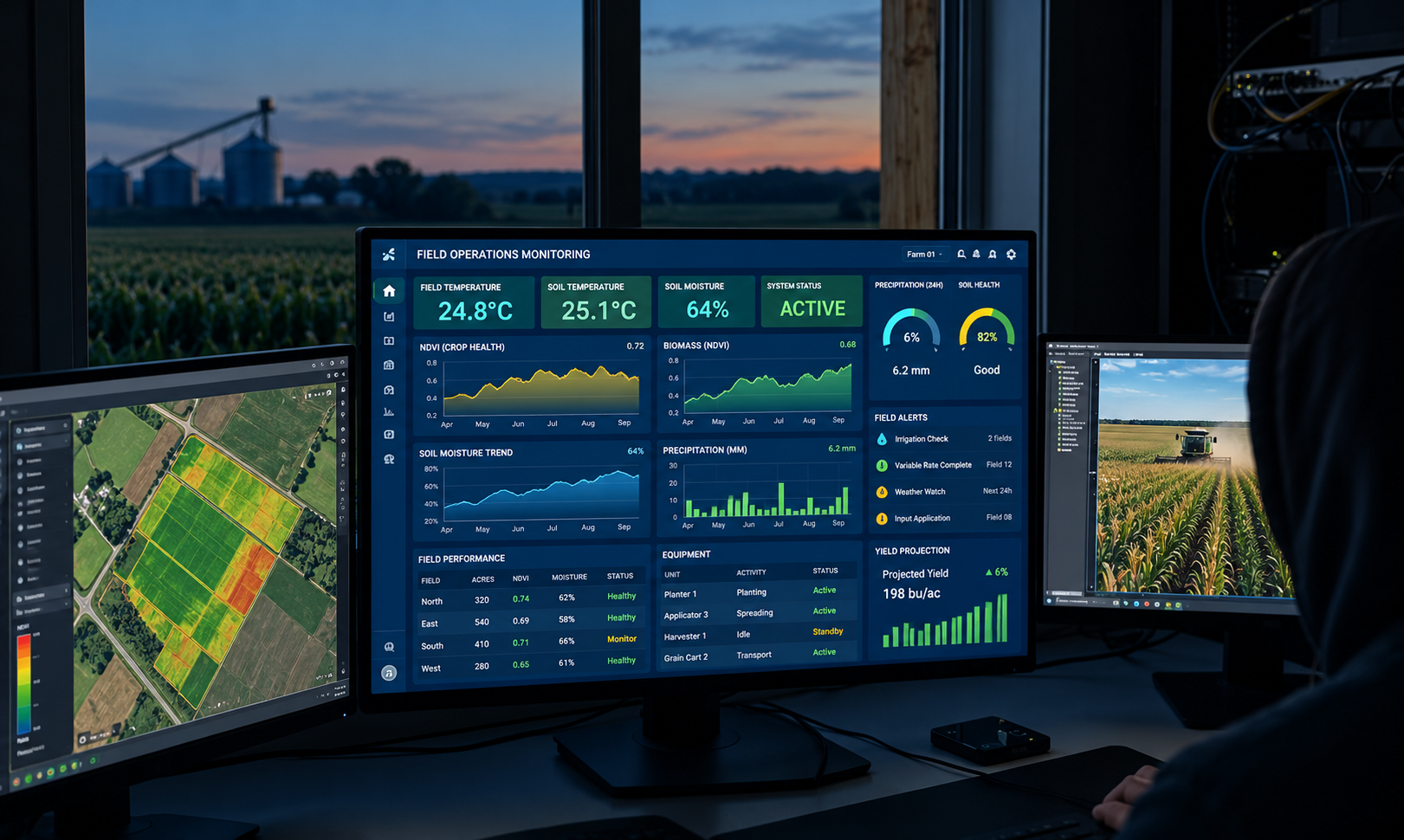 Technology and data operations supporting agricultural programs