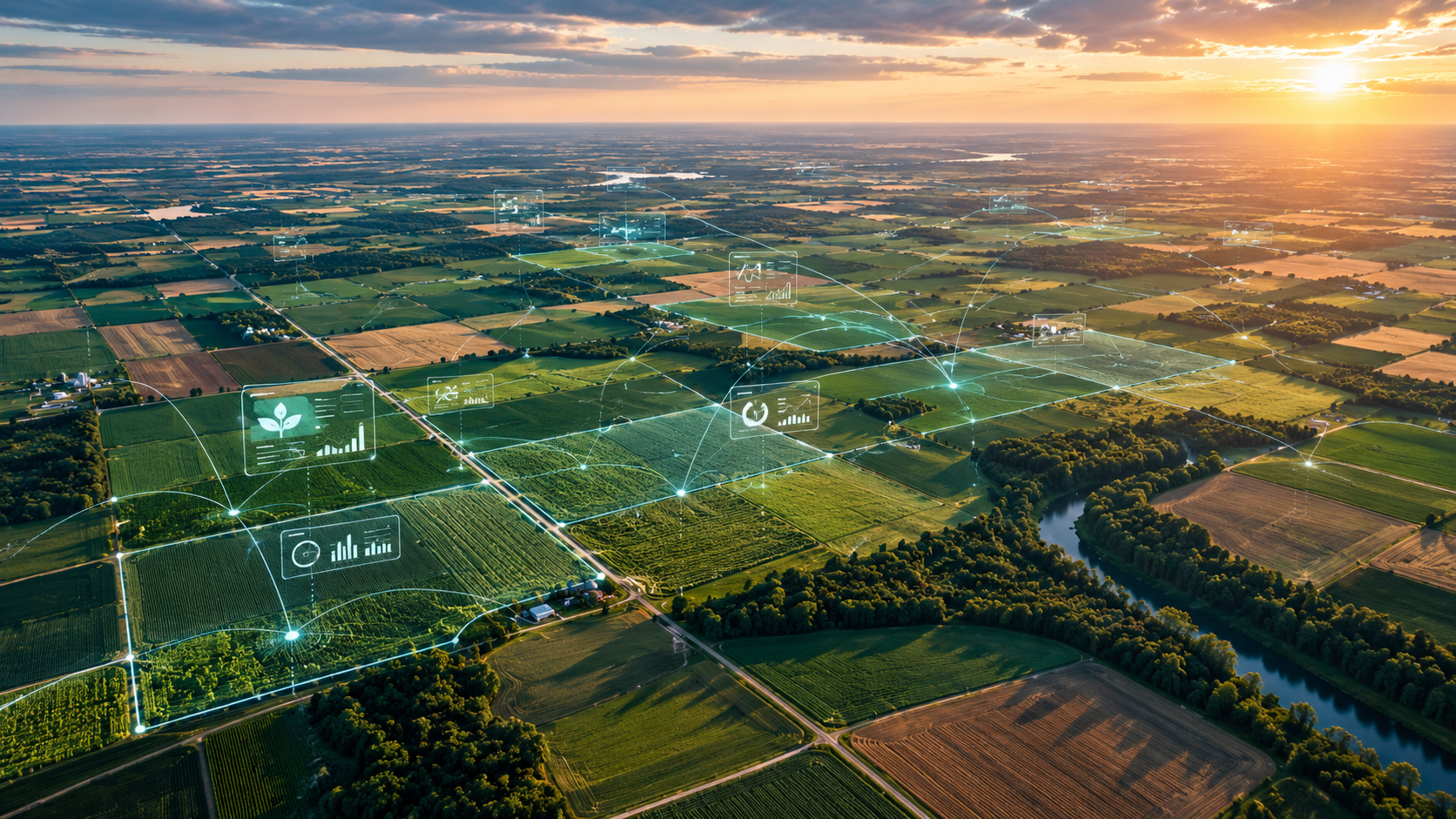 Agricultural fields connected through enterprise data and intelligence